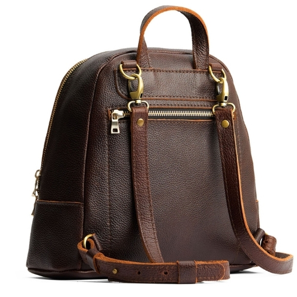 Portland Leather Goods Rue Convertible Backpack Coldbrew main image 6
